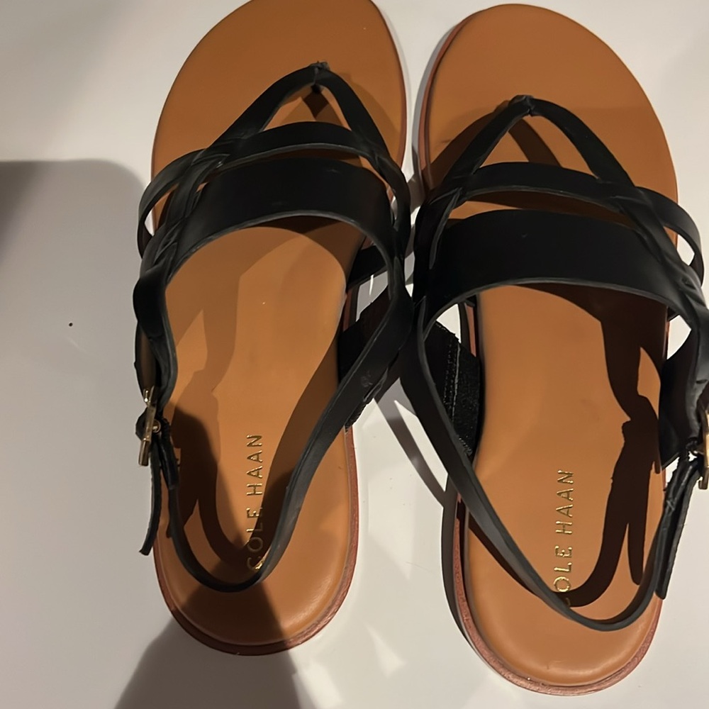 Cole Haan Black Sandals - Picture 2 of 4